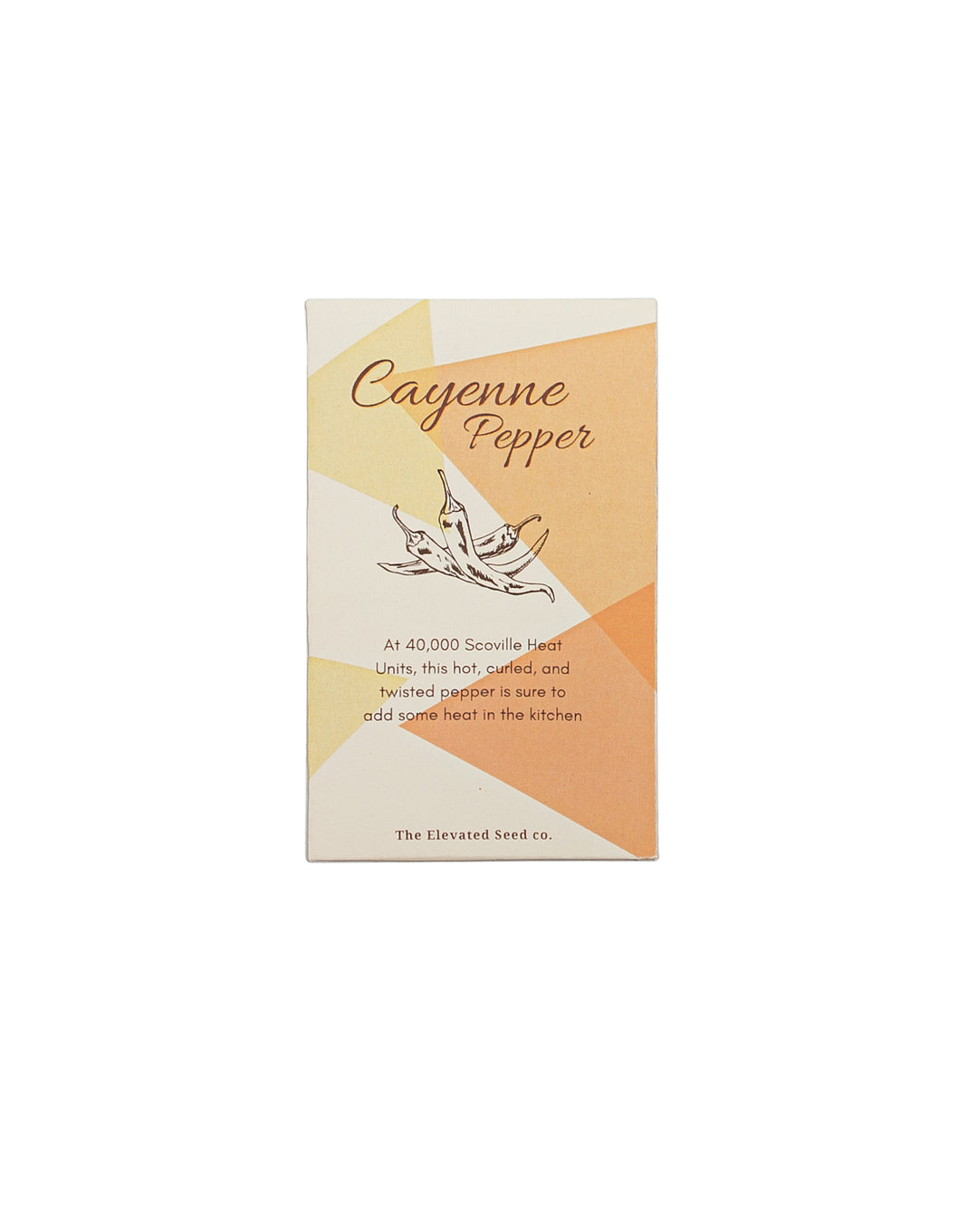 Cayenne Hot Pepper Seed Pack