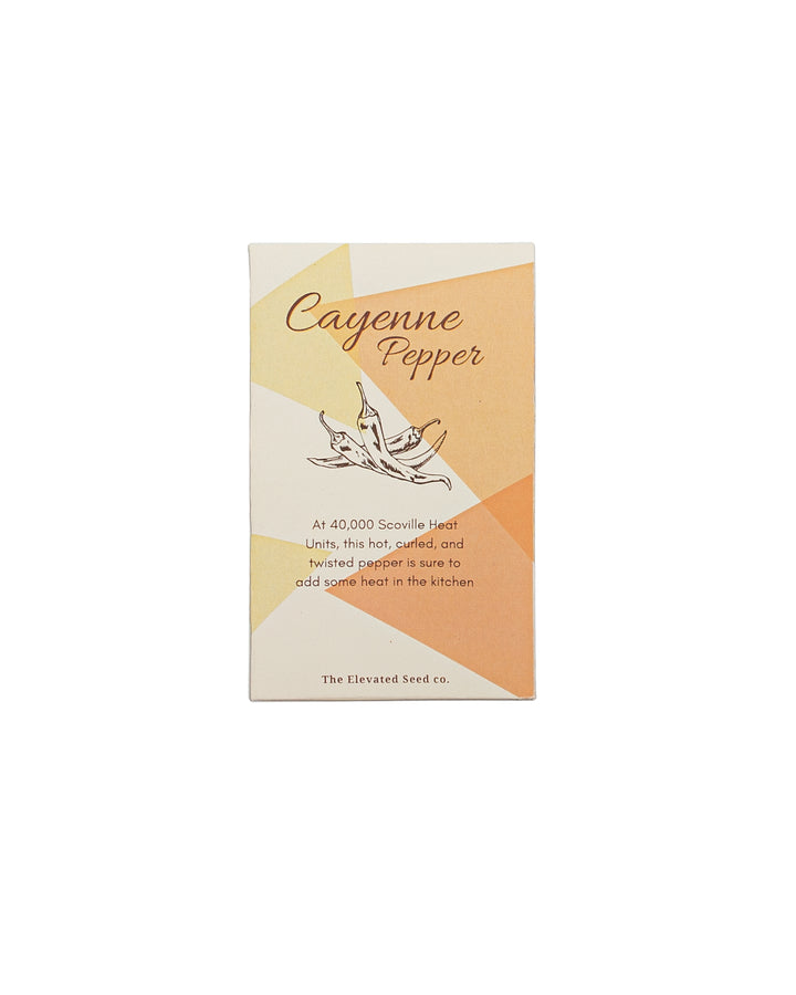 Cayenne Hot Pepper Seed Pack